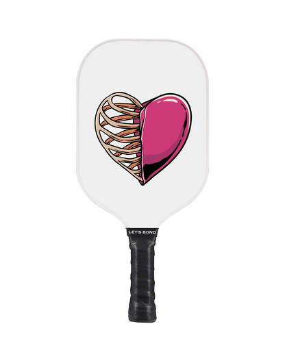 Skeleton Heartbeat Pickleball Paddle