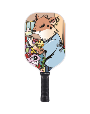 Street Graffiti Rat Pickleball Paddle